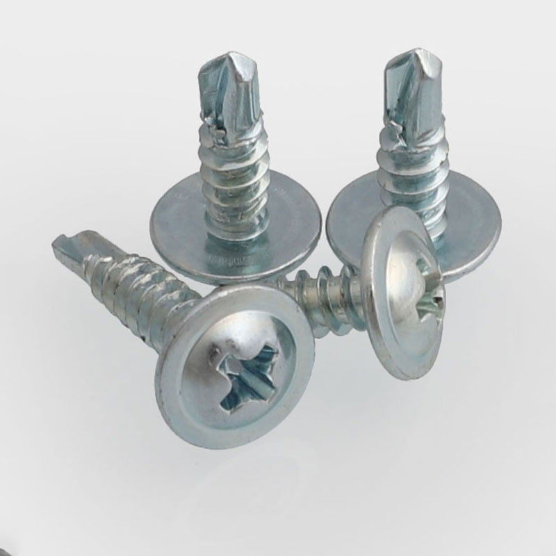 M4.2国标十字大扁头钻尾丝自A攻自钻燕尾钉螺钉大圆头华司螺丝伞