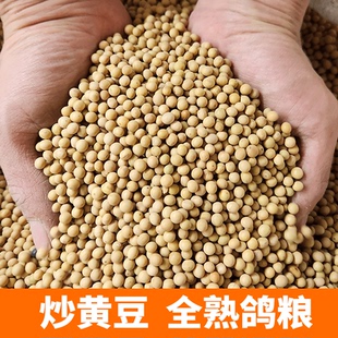 炒黄豆熟黄豆鸽粮信鸽专用粮营养鸽子粮赛粮鸽粮烘焙黄豆原豆颗粒