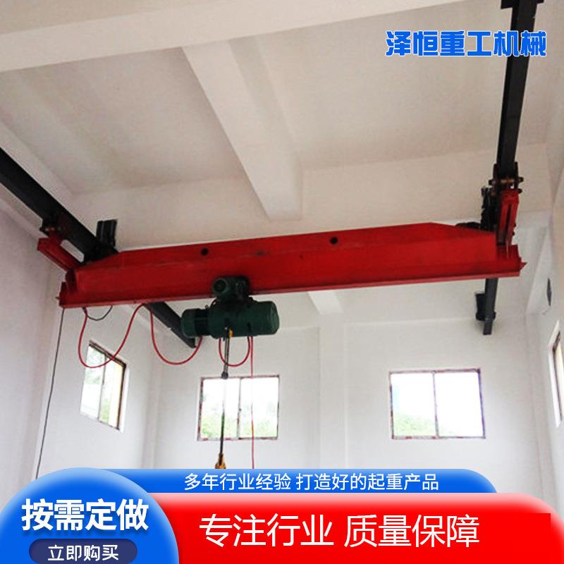 销售吨电动单梁悬挂式起重机LX型5吨单梁悬挂起重机2T单梁行车