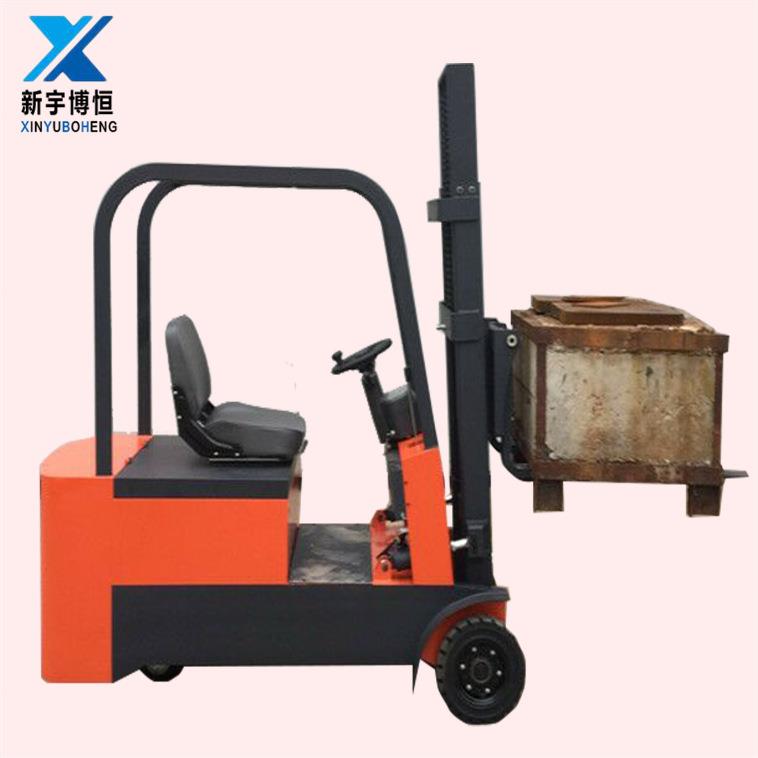 座驾式叉车配重式堆高搬运车|全电动升高车1吨.5米