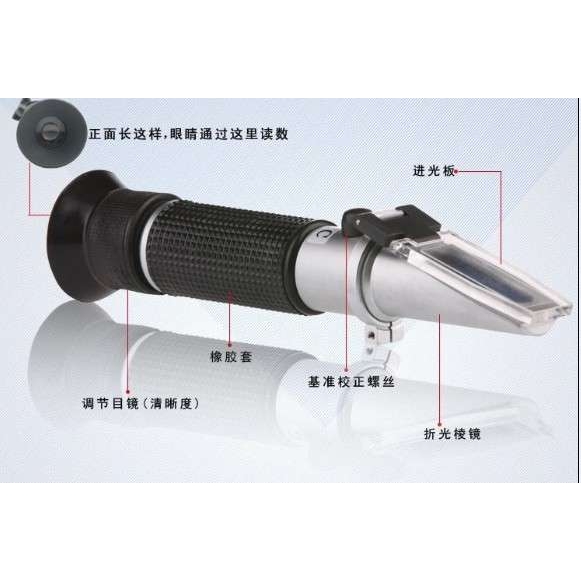 兴澜手持糖度计折射仪 0～90%糖分浓度折光仪 糖浓度测定器
