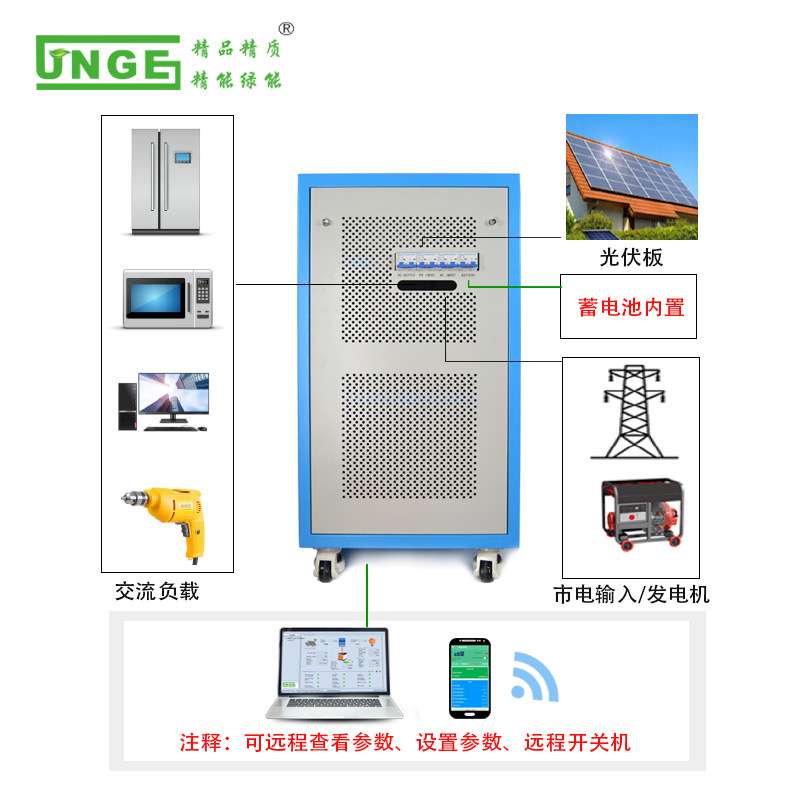 机架式磷酸铁锂电池1KW3KW5KW11KW光伏离网储能系统RS485CAN通讯