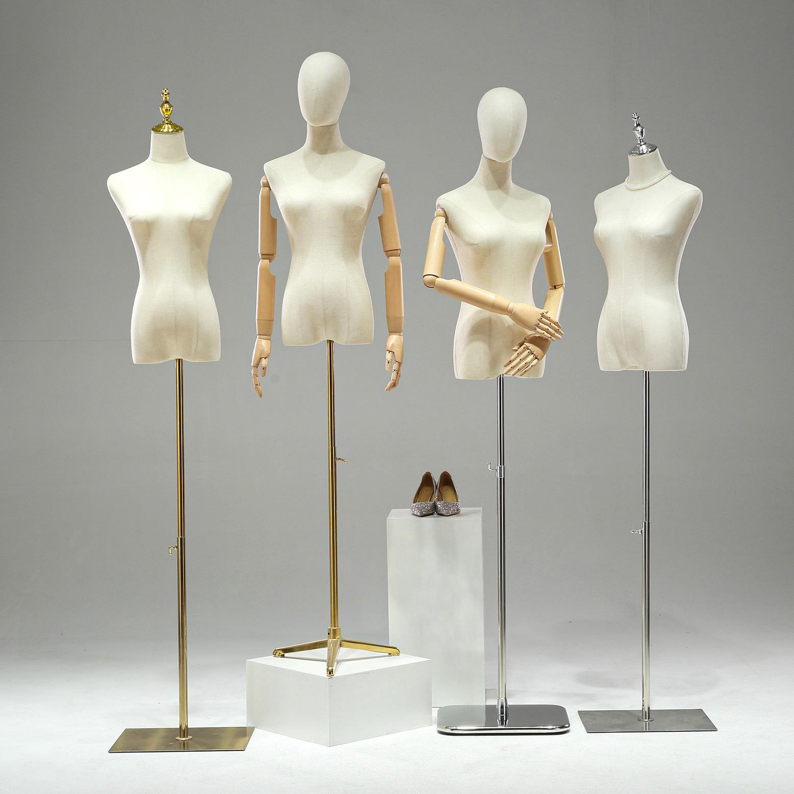 半身模特女服装模特衣架塑料人台模特道具橱窗婚纱模特架全身女装