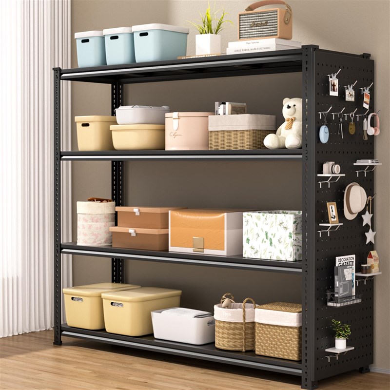 洞洞板货架置物架多层储物架展示架家用角钢阳P台铁架子落地置物