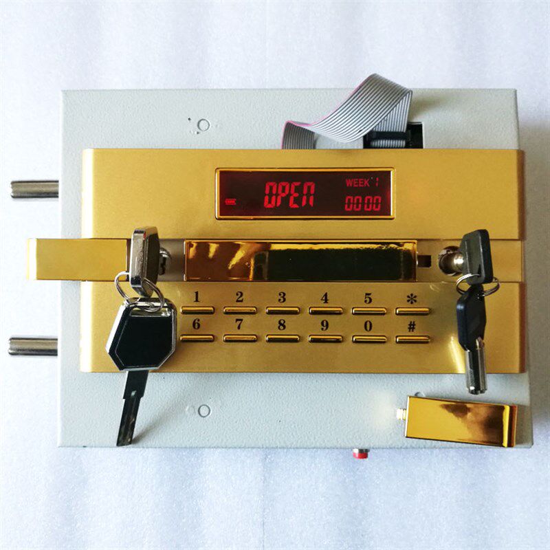 包邮厂家保险柜箱电子密码锁液晶面板 精致M小屏 锁芯配件传动机