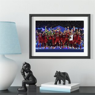 2023年利物浦全队大合影实木装饰相G框照片墙桌摆挂框摆件酒吧壁