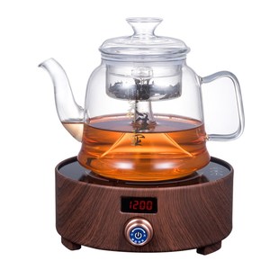 耐高温玻璃蒸茶壶电陶炉家用蒸汽黑茶煮茶器耐热T普洱红茶茶具套