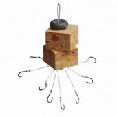 翻板钩新款 飞钩 鲢鳙专用爆炸钩海竿方块钩K盘钩伊势尼鱼钩翻版