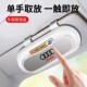 车载眼镜盒汽车用收纳墨镜卡片眼睛遮G阳板支架车上车用眼镜夹方