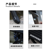 铝合金蛋卷桌户外露营折叠桌便携式 野营桌P子旅行轻便野餐桌子