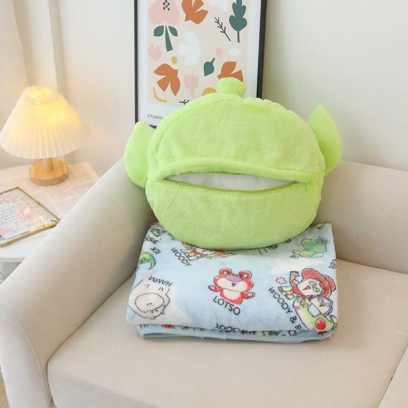 两用办公室午睡午休盖毯卡u通可爱毯子包手拎毯子包抱枕空调毯被,居家布艺,抱枕被,淘宝优惠券,粉丝福利购,淘宝优惠卷