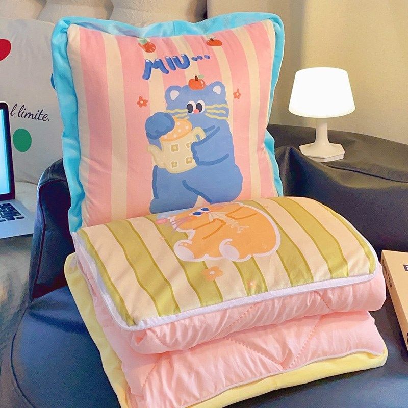 折叠抱枕被子两用二合一毛毯办z公室车用空调午睡盖毯枕头毯子靠,居家布艺,抱枕被,淘宝优惠券,粉丝福利购,淘宝优惠卷