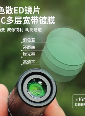 单筒望远镜演唱会话剧画展博物馆夜视观鸟镜便携近焦EXD高清接手