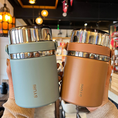 银耳焖烧杯2023l新款女大容量学生上班族秋冬保温桶饭盒宝宝带粥