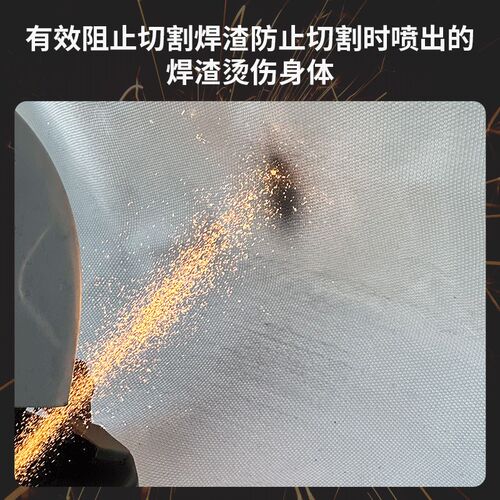 防火布电焊防火毯玻璃纤维布陶瓷纤E维毯阻燃耐高温隔热防烫耐火