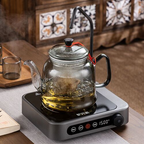 高硼硅玻璃煮茶壶新款家用蒸煮一体煮茶器自动抽S水电陶炉养生套