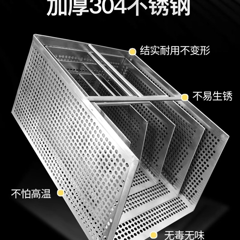 不锈钢隔渣筐篮饭店酒店商用厨房下E水道排水沟防堵过滤网地漏滤