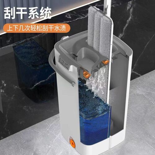 刮刮乐懒人免m手洗拖把拖地干湿两用平板拖把
