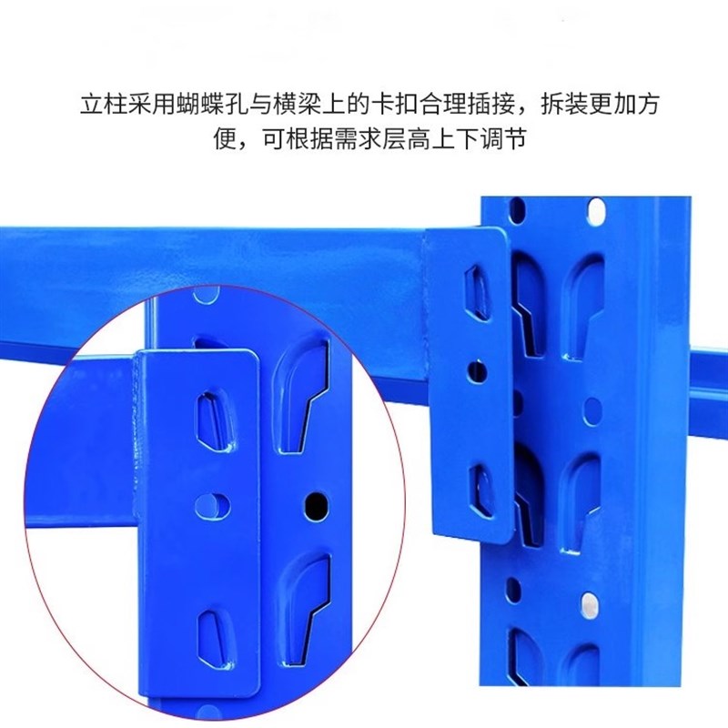 四层2米2.5米仓储货架商用展示架仓G库多层置物架货物架家用铁架
