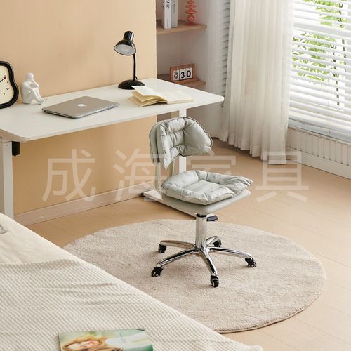 带靠背梳妆台g理发师凳子可旋转万向滑轮升降椅理发店凳子发廊专