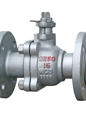 Q41F-16C铸钢法兰式球阀DN50 100重型碳钢阀门PN1.6MPA