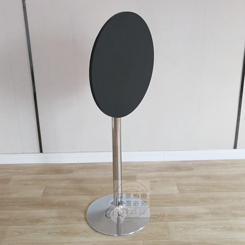 圆盘底收纳折叠高脚圆桌4S店展会宴会酒吧台固定高不锈钢脚展示桌,商业/办公家具,酒吧台,淘宝优惠券,粉丝福利购,淘宝优惠卷