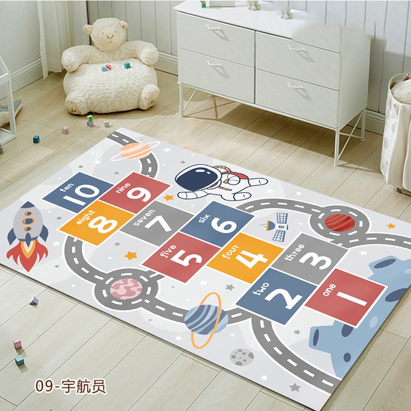 客厅石墨烯电加热地毯碳晶地暖垫家用发热儿童爬行垫瑜伽电热地垫