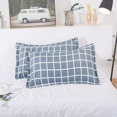 枕套一支4874厘米单个人学生宿舍双人家庭旅馆枕头套 一对拍2只