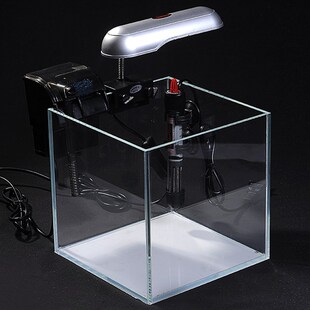 金晶超白鱼缸玻璃裸缸桌面客厅小型金鱼缸龟缸60水草缸水族箱方缸