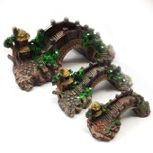 鱼缸蘑菇屋摆件陶罐躲避洞创意陶瓷套餐装 饰屋造景虾窝虾罐躲避屋