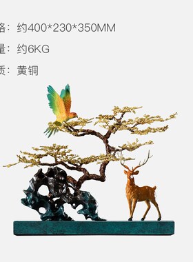 朱炳仁铜  一路佳音之福运艺术收藏品精品熔铜摆件办公室工艺品