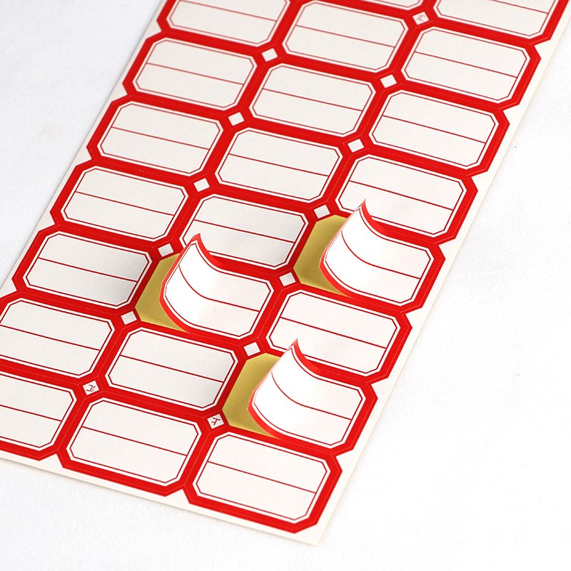 不干胶口取纸小标签纸手写标记贴桌面办公分类贴纸自粘型标贴