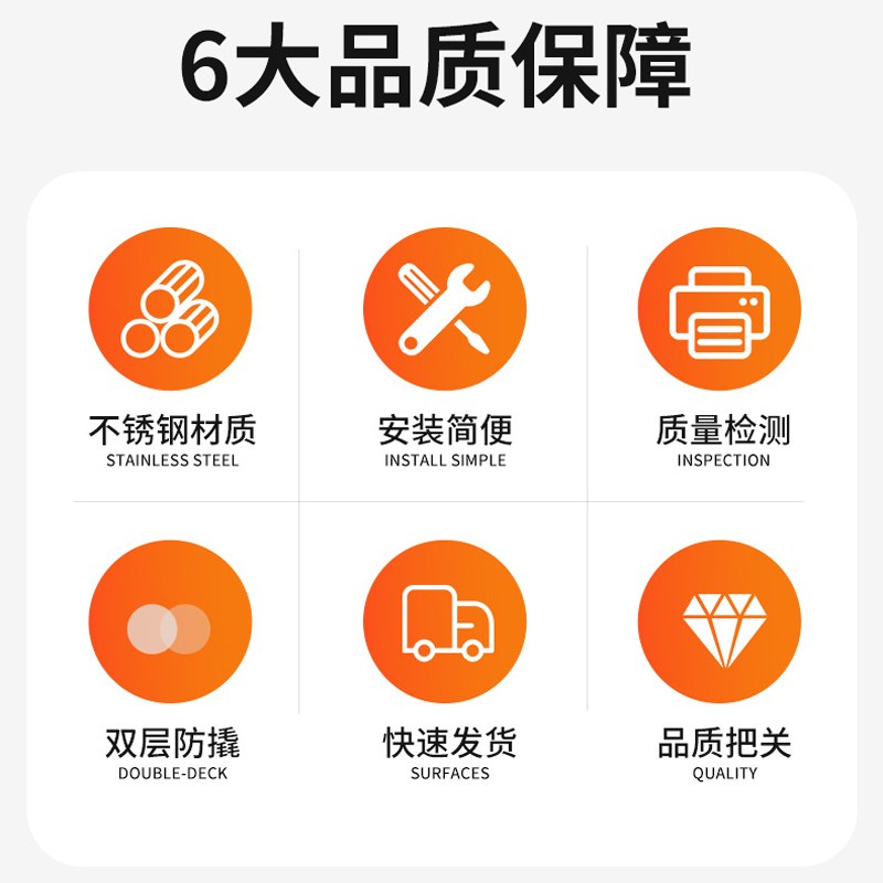 红古皇冠欧式通用加厚机械门锁不锈钢防盗面板把手入户大门木门锁