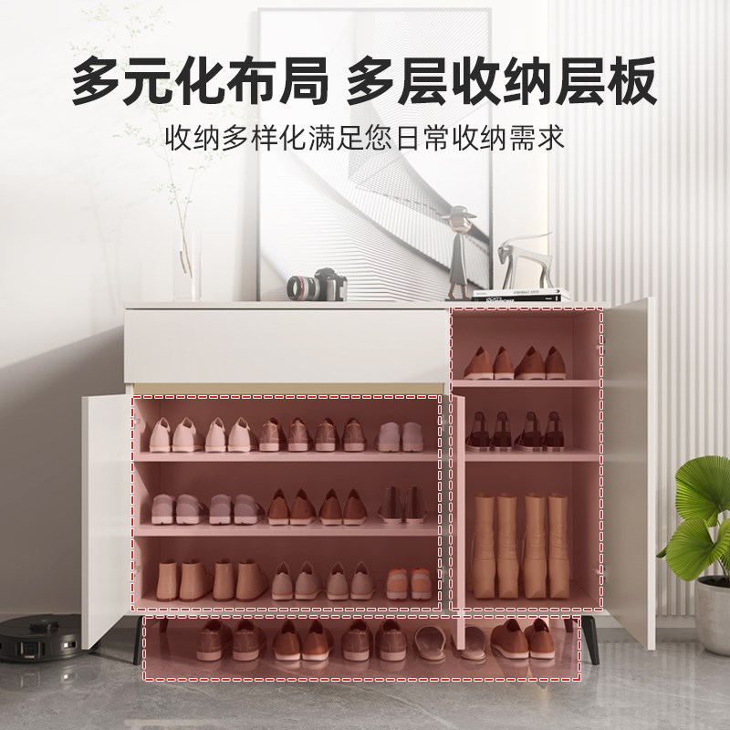 铝合金鞋柜家用门口玄关柜阳台储物柜客厅小户型大容量多层收纳柜
