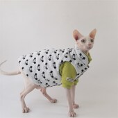 无毛小镇可爱纯棉马甲斯芬克斯无毛猫德文衣服