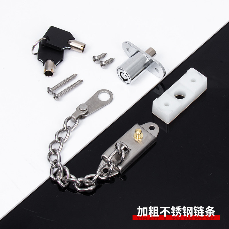 窗龙平开窗锁铝合金门窗防盗锁链条锁扣塑钢推拉窗户限位器安全锁,基础建材,窗锁,淘宝优惠券,粉丝福利购,淘宝优惠卷