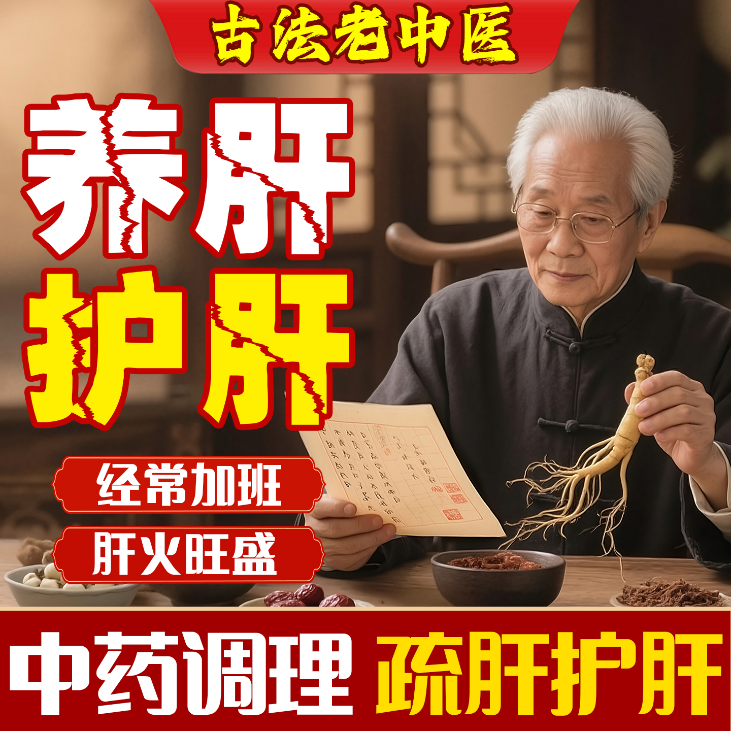 菊花枸杞决明子茶蒲公英牛蒡根金银花益养生茶花茶熬夜肝茶茶包