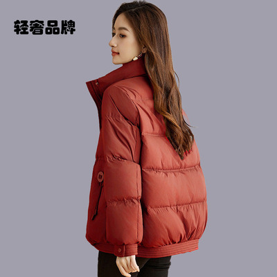 朗姿约定羽绒服女冬2026冬季新款高端今年流行短款女款小个子外套