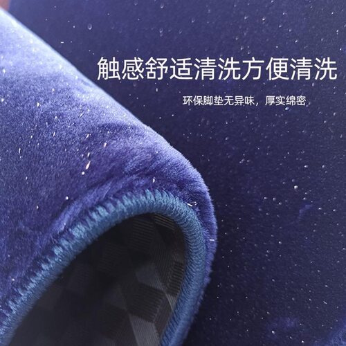 适用于传祺大师E8E9宗师版中排脚垫木地板改装商务汽车防滑迎宾毯