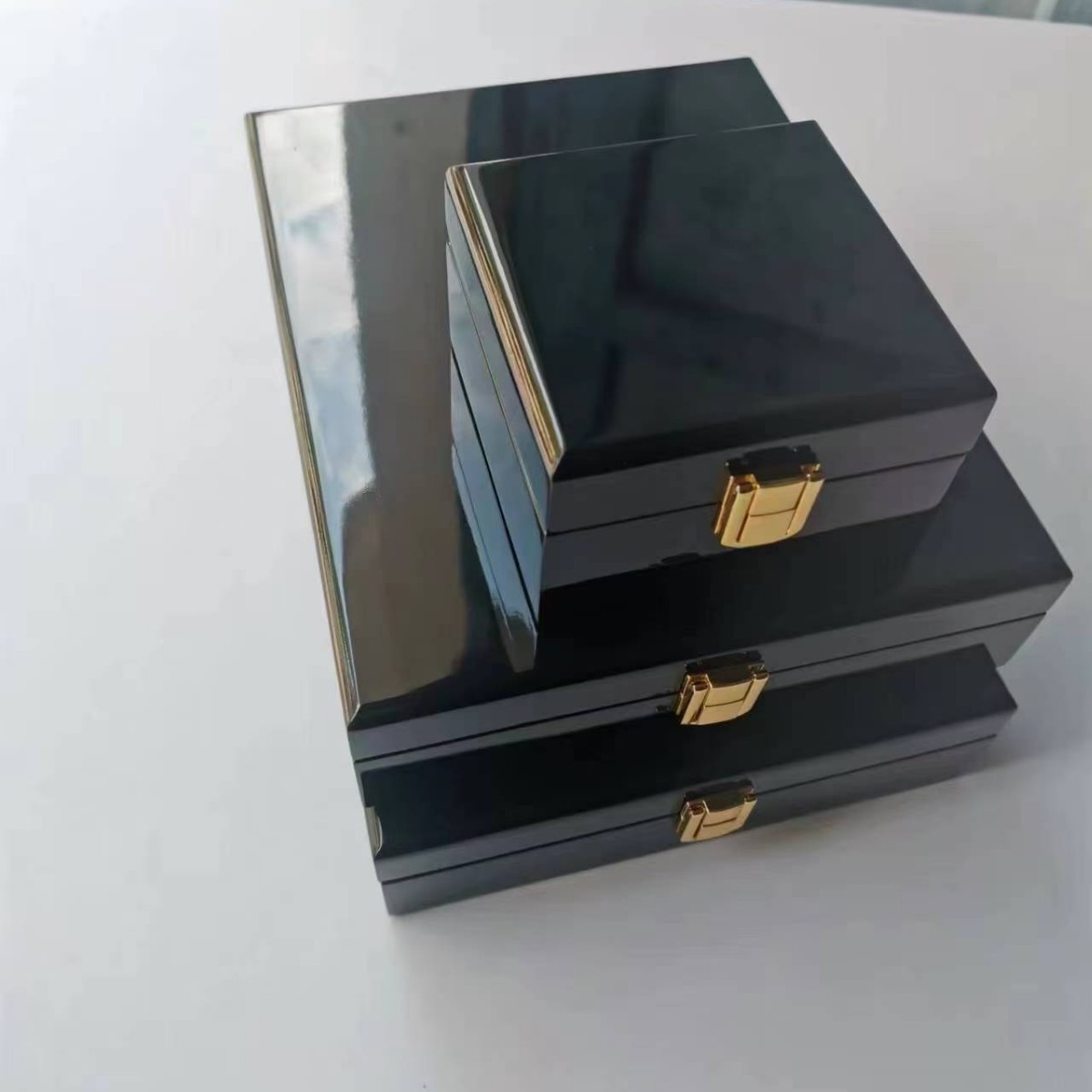 木制文玩金条盒喷漆木盒珠宝首饰包装盒油漆木盒礼品盒