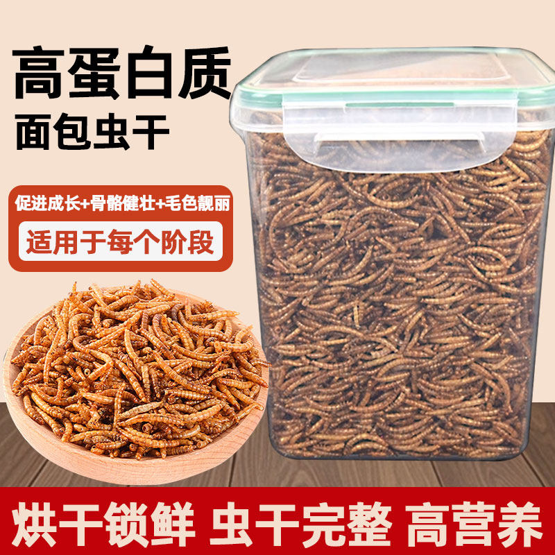 小仓鼠粮食面包虫干金丝熊刺猬黄粉零食用品主粮饲料专用营养食物