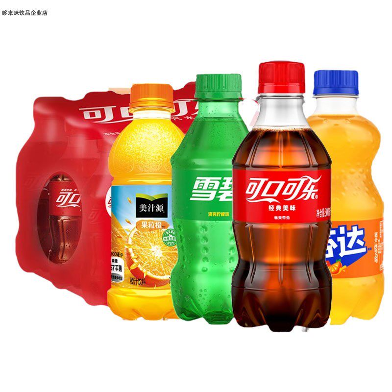 12瓶可口可乐雪碧芬达汽水整箱