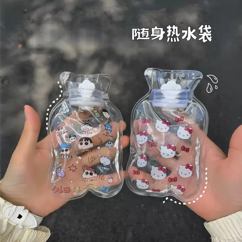 HelloKitty透明注水热水袋暖手宝