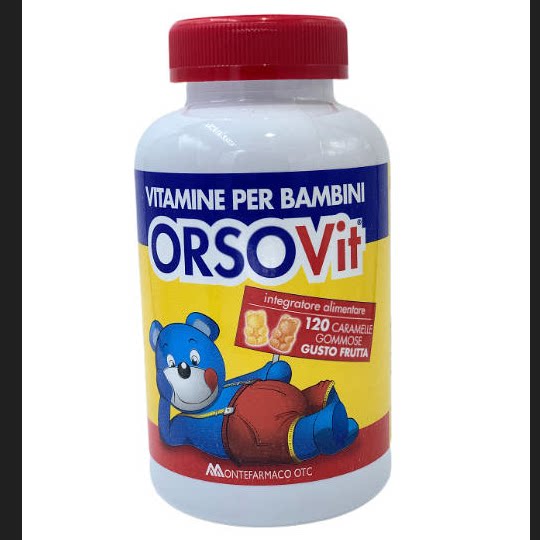 意大利进口ORSOVIT小熊糖儿童复合维生素C软糖120粒2026年10月