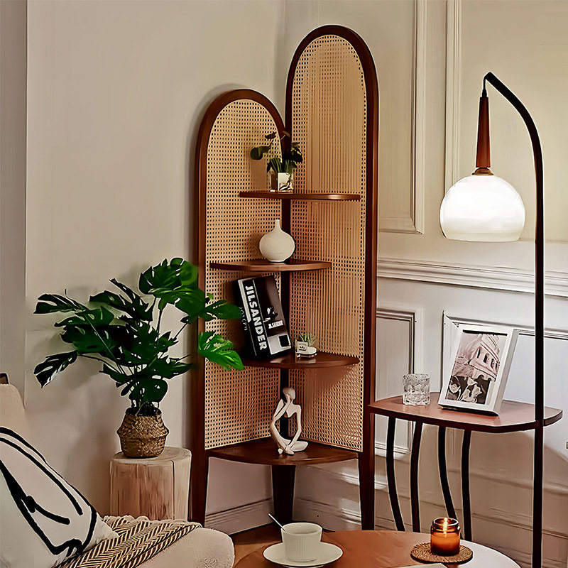 实木三角转角柜复古客厅角落墙角收纳柜子中古卧室拐角藤编置物架,电子元器件市场,电线扎带/束线带,淘宝优惠券,粉丝福利购,淘宝优惠卷
