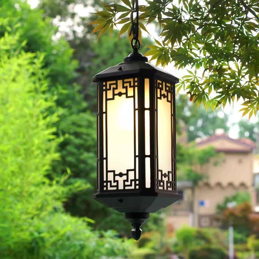 葡萄架吊灯花园过道别墅露台走廊感应超亮户外大门口室外庭院灯