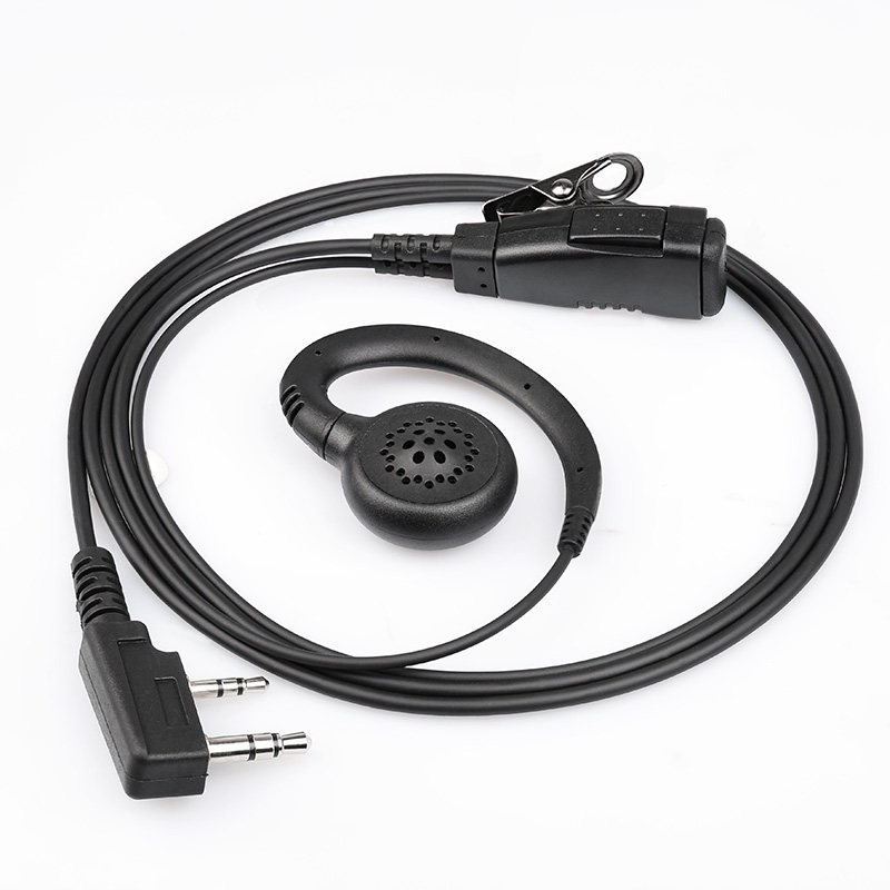 对讲讲机耳机线对讲电话机配件耳挂式小机耳K头M头对讲机耳机耳麦