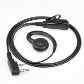 对讲讲机耳机线对讲电话机配件耳挂式 小机耳K头M头对讲机耳机耳麦