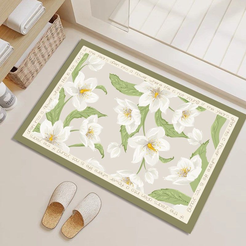 浴室硅藻泥软垫美式卫生间耐脏地垫厕所吸水防滑垫子干湿分离地毯,居家布艺,家用脚垫,淘宝优惠券,粉丝福利购,淘宝优惠卷