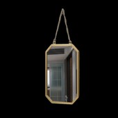 创意免打孔挂墙化妆镜浴室梳妆台镜子卫生间梳妆镜铁艺北欧圆镜子